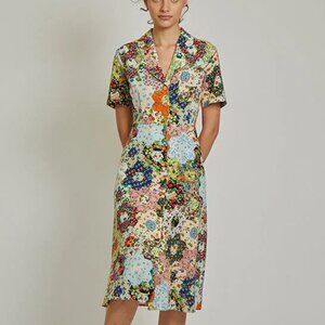 NWT Rachel Antonoff Peri Shirtdress in Fruit Salad Print